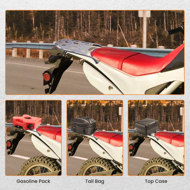 Waverspeed Rear Luggage Rack for Honda CRF250L CRF250M 2012-Present, Motorcycle Luggage Storage Carrier - Image 3